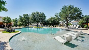 Pool at Limestone Ranch Apartments in Lewisville, TX